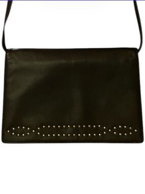 All Saints Leather Crossbody Bag with Stud Detail